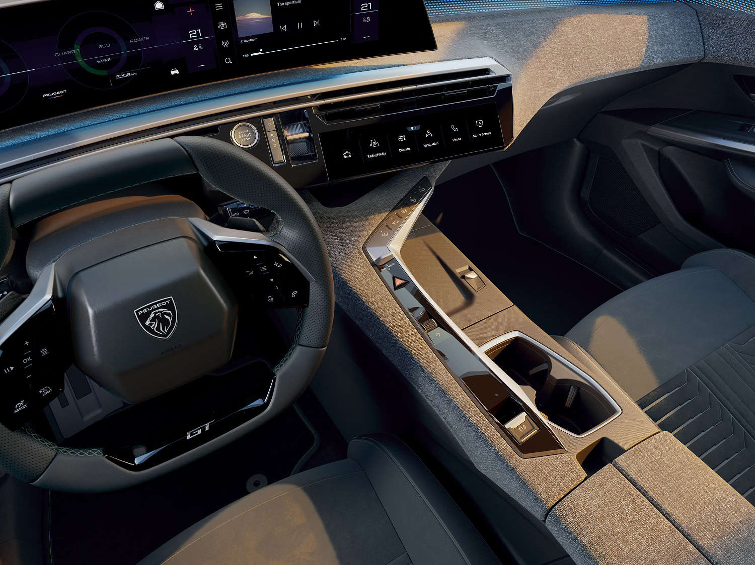 Peugeot e-3008, інтер’єр салону