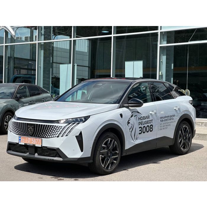 DEMO Peugeot new 3008 1,6 PT 180 AT6 GT (2025) білий